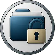 Folder and a padlock