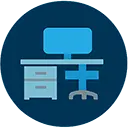 Desktop on Table Icon