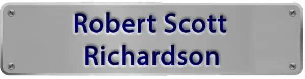 Robert Scott Richardson Name Plate