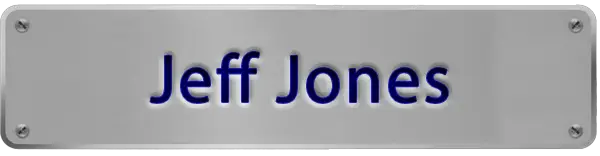 Jeff Jones Name Plate