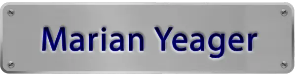 Marian Yeager Name Plate
