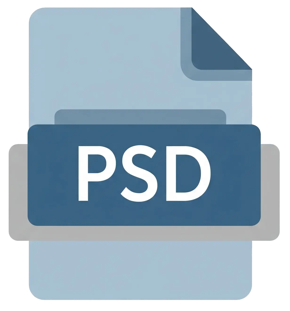 An icon for PSD file.