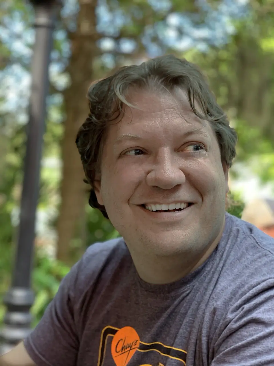 Tutorial author Wayne Leiser smiling and looking away from the camera